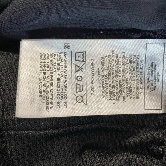 Adidas Future Icons Black Pants Joggers Tapered Fit  Men's Medium - Picture 10 of 14